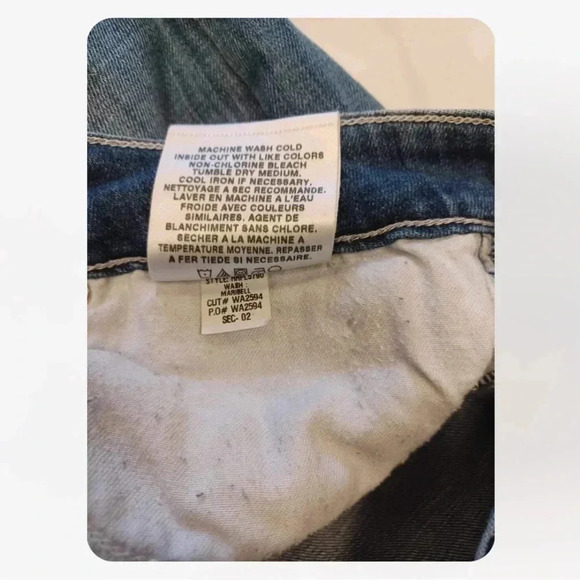 Joe’s Jeans Icon Muse Mid Rise Bootcut Raw Hem Blue Jeans Size 30 - Picture 11 of 13